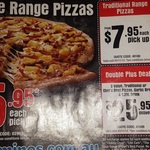 Domino's Traditional Pizzas $7.95, Value $4.95