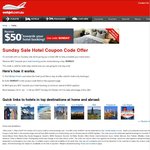 One Day Only Webjet $50 off Min $300 on Hotels Worldwide-Some Exceptions