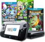 Wii U Premium Console Bundle with 3 Games @ EB Games $428 Save $199