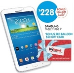 Samsung Galaxy Tab 3 7.0" WIFI 8GB $228 Plus $50 Red Balloon Giftcard Big W