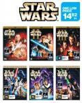 Star Wars DVD Episode 1-6 $14.82 ea from Big W
