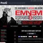 Showbiz - Eminem Tix $49 + $4.95 Bf for 24 Hours Sydney Saturday 22nd February ANZ Stadium