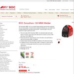BOC Smootharc 130 Mma / Stick Inverter Welder $193.23