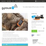 40% off G-Paws Pet Tracker - $54 Delivered