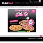 Eagle Boys $3 Unlimited Classic Pizzas (from 3:30PM AEST)