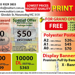 Print Signage New Location Special Offer $10/$20/$50 off @ Multi Art