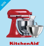 Win 1 of 4 KitchenAid KSM160 Artisan Stand Mixers from +Rewards (Digital Subscription Required)