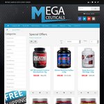Megaceuticals Supplement Savings: Free Shipping on All Orders over $50