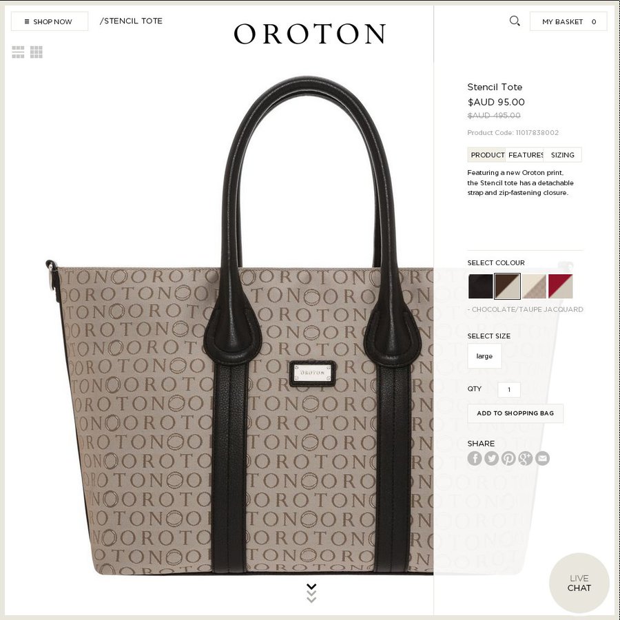 oroton bags sale online