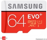 Samsung EVO Plus 64GB 80MB/s Micro SDXC Card - $29.95 HK Stock $33.95 AU Stock + $1.95 Shipping @ Shopping Square