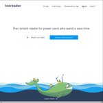 Inoreader.com - 40% off Subscription - Plus Plan $17.99 USD (~$25 AUD)