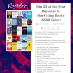 Win 25 Business & Marketing Books Worth a Total of $500 from Kreatology