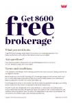 $600 Free Brokerage from Westpac Online Investing