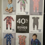 Bonds Babywear 40% off @ Big W