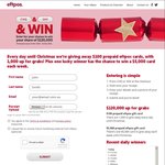 Win 1 of 32 $100 Prepaid EFTPOS Cards Daily and/or 1 of 4 $5,000 Prepaid EFTPOS Cards from EFTPOS Australia