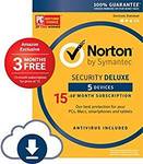 Norton Security Deluxe 5 Devices 15 Months Subscription USD $19.99 (AUD $26.9) on Amazon (VPN May Be Required)