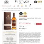 Glenfarclas 15 Year Old $99.99 (Expired), Glenfiddich 18 Year Old $99.99 [$10 Mel Metro Delivery/Free over $200] @ Nick's