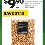 Roasted Cashews 750gm $9.90 @ Woolworths Starts 22/2