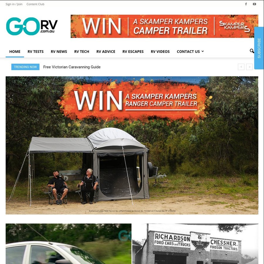 Win a Skamper Kamper Ranger Camper Trailer Worth $7,000 ...