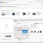 ThinkPad X270 i5-7200U 8.0GB DDR4 256GB SSD $1,039.20 (from $1499) Delivered @ Lenovo eBay