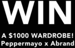 Win a $1,000 Wardrobe from Peppermayo/Abrand Jeans