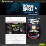 Win a USD$500 or 1 of 10 USD$50 Store Credits from Bundle Stars
