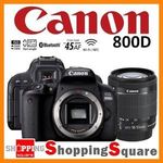 Canon DSLRs: 800D Single Lens Kit - $823.20, 77D Body - $823.20, 80D Body - $1023.20 Delivered (HK) @ Shopping Square eBay