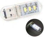 Mini USB LED Light 3 LED Keychain Night Light Lamp $0.30 USD (~$0.40 AUD)  @ Zapals