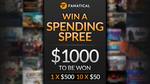 Win $500 or 1 of 10 $50 Fanatical Vouchers from Fanatical