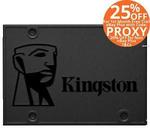Kingston A400 SSD 120GB $29.25, 240GB $51.75, 480GB $101.25 Delivered @ PC Byte eBay (eBay Plus Members)