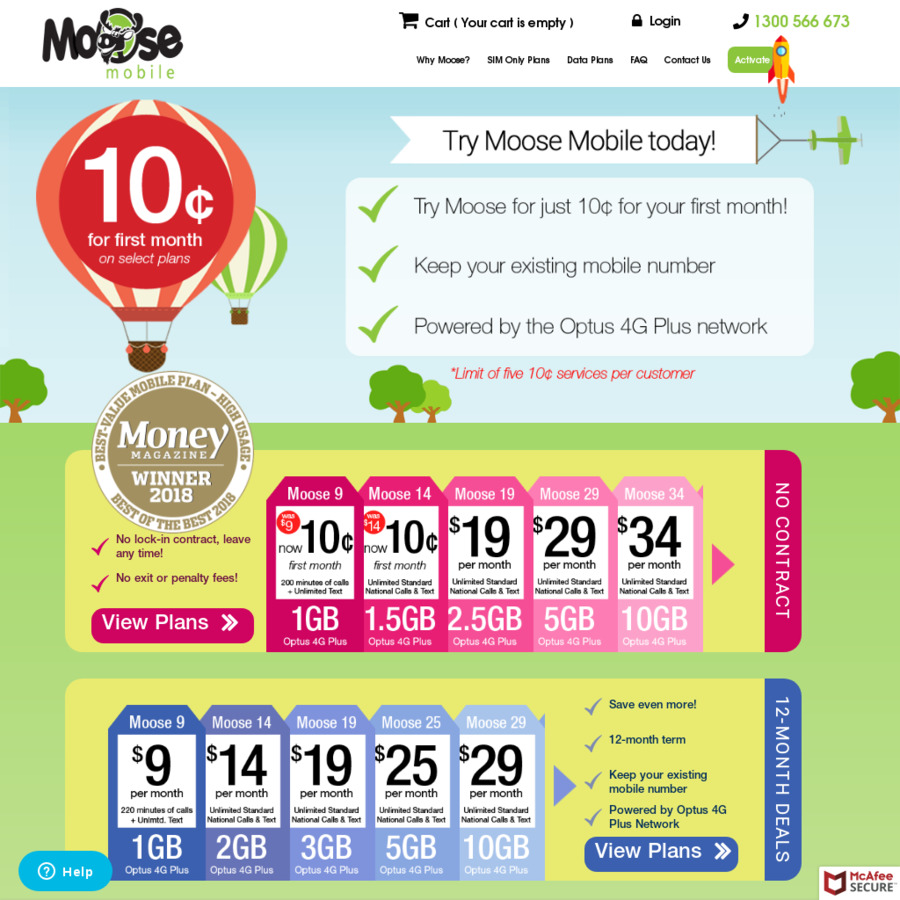 BYO SIM Postpaid Plan: 10 Cents First 30 Days, SIM Only, 1.5GB Data
