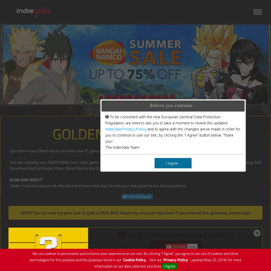 pc free steam key