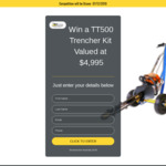 Win a Complete Trencher Kit Worth $4,995 from TerraTrencher Australia