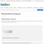 Win a Messermeister Oliva Elité 2-pc Carving Set Worth $384 from News Life Media