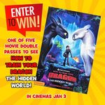 Win 1 of 5 Double Passes to How to Train Your Dragon: The Hidden World from Mr Toys Toyworld