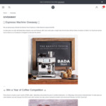 Win a Breville the Barista Touch Espresso Coffee Machine worth $1499 from Bada Bean