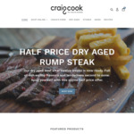 [NSW] Dry Aged Rump Steak from $19.75/kg, Chicken Breast Fillets $7/kg Free Syd Delivery >$95 @ Craig Cook The Natural Butcher