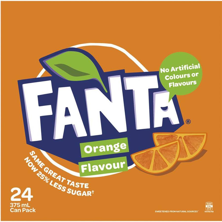 24 Pack of Fanta, Lift or Sprite 375ml Cans - $9 - $11 @ Woolworths ...