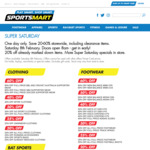 20%-60% off Storewide (Including Clearance) @ Sportsmart