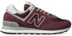 New Balance 574 Women's Burgundy Sneakers $9.99 Size 7.5 Only + $10 Shipped @ Platypus