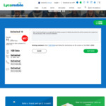 Lycamobile Unlimited 10 (1GB Data) $1 1st Month for New Customers @ Lycamobile