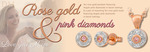 Win a 9ct Rose Gold & Argyle Pink Diamond Pendant & Earring Set Worth $1,200 from DM Jewellers