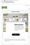 Spend $200 @ IKEA in a Single Transaction Get $30 off (Family Membership Required)