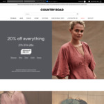 20% off Country Road Online