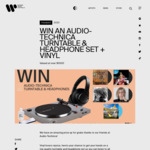 Win an Audio-Technica Turntable & Headphone Set + Vinyl Worth over a $1000 from Warner Music