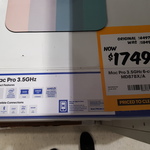[NSW] Apple Mac Pro (Late 2013) $1749 (C&C only) @ Officeworks Alexandria