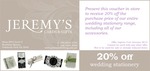 20% off All Wedding Stationery and Accessories