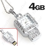 Watch Style 4GB Flash Memory Drive with Necklace, 25% OFF, AU$8.23+Free Shipping-TinyDeal.com