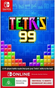 Switch] Tetris 99 (Game Card, Includes Big Block DLC & 1 Year Nintendo  Switch Online Membership) $ + Post/C&C @ EB Games - OzBargain