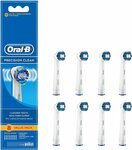 Oral B Precision Clean Toothbrush Heads, 8 Pk $16.95 ($15.26 S&S) + Delivery ($0 Prime/ $39 Spend) @ Amazon AU